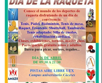 El SAFYDE organiza el I Día de la Raqueta