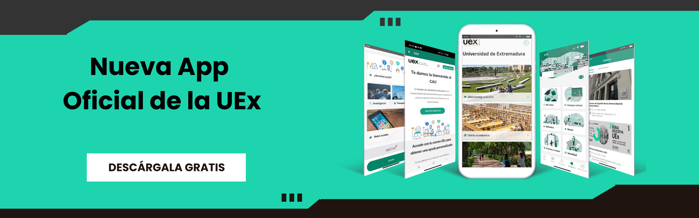 Nueva aplicación para móviles de la UEx