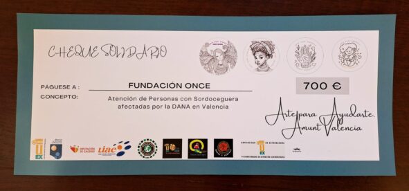 Cheque ONCE Arte Para Ayudarte