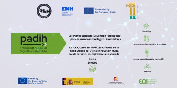 Cartel 2 del Programa de Apoyo a los Digital Innovation Hubs (PADIH)