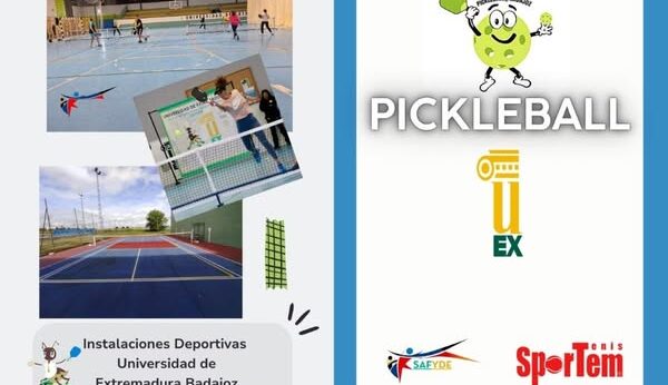 Imágenes de pickleball en la UEx