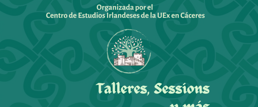 Cartel I Jornada de Divulgación de la Cultura Irlandesa en la UEx