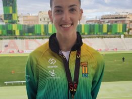 Miriam Murillo medalla de plata en los 100 metros vallas