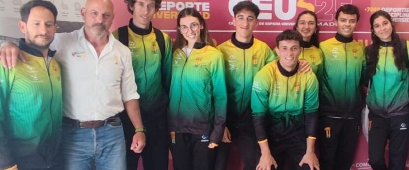 quipo Atletismo De La UEx En El Campeonato De España Universitario De Atletismo