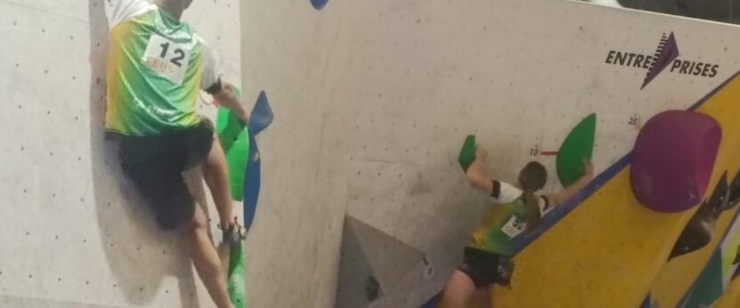 Estudiantes De La UEx En El Campeonato De Escalada De España