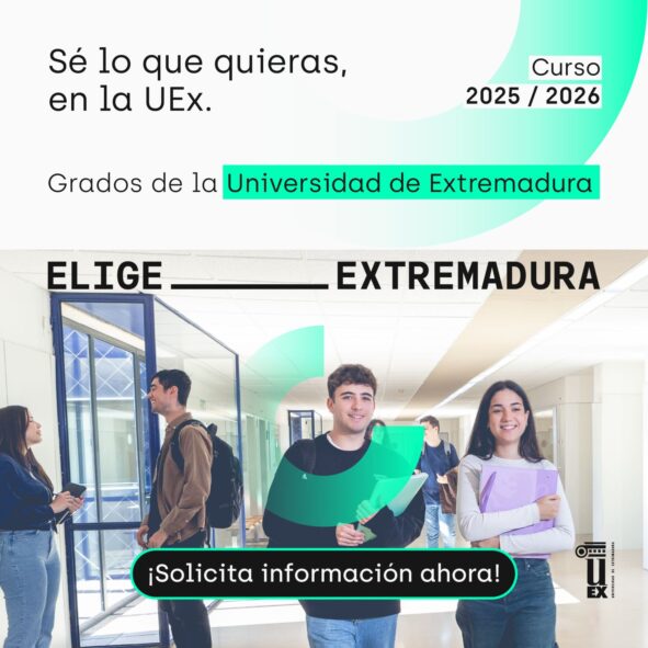 Cartel "Elige Extremadura". Grados Curso 2025/2026