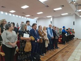 Asistentes al acto como Doctor Honoris Causa de Pedro Gómez Vilda