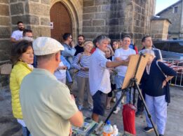 Asistentes Al Curso De “Pintura De Paisaje En Gata, Con Michael Alford”
