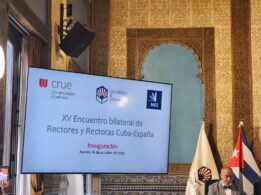 Panel Del XV Encuentro De Rectores Y Rectoras Cuba España