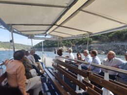 Paseo en barco por el Parque Nacional de Monfragüe en las Jornadas anuales del G9+ de Consejos Sociales de Universidades, que reúnen a 10 universidades