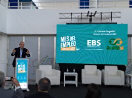 Carlos Ongallo, Director De La Fundación EBS, En La Presentación Del Mes Del Empleo