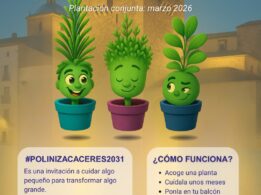 Cartel Poliniza Cáceres