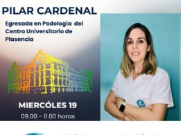 Pilar Cardenal participa en la charla en el Centro Universitario de Plasencia