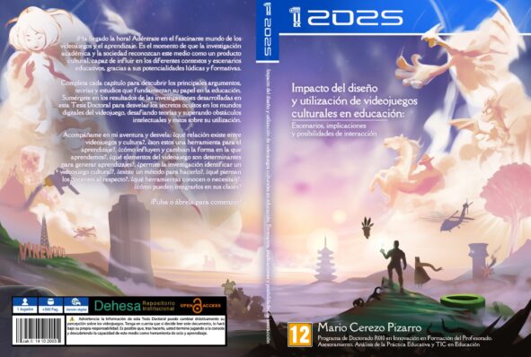 Portada de la tesis de Mario Cerezo sobre videojuegos