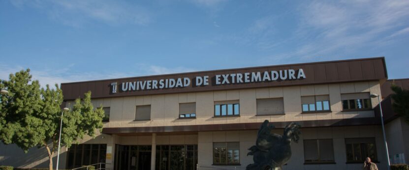 Imagen que muestra el Rectorado de Badajoz de la Universidad de Extremadura