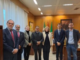 El Rector De La Univerisdad De Tlaxcala De México Visita El Rectorado De Cáceres