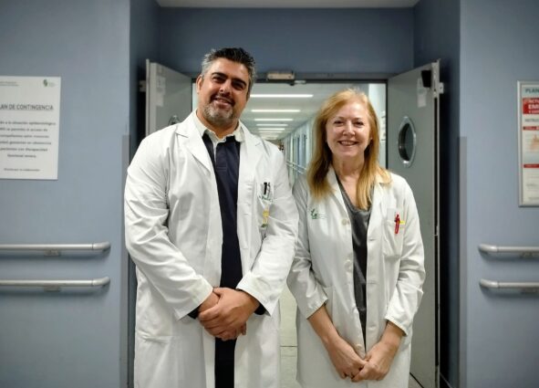 Pedro Cosme Y Nuria Bermejo, investigadores UEx